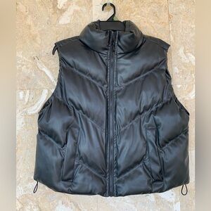 Madden Girl Charcoal Puffer Vest